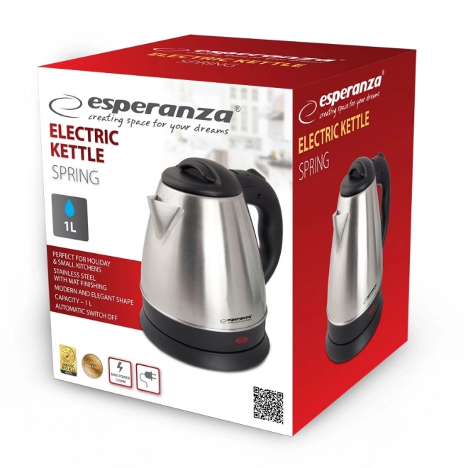 Cana electrică inox Esperanza Spring