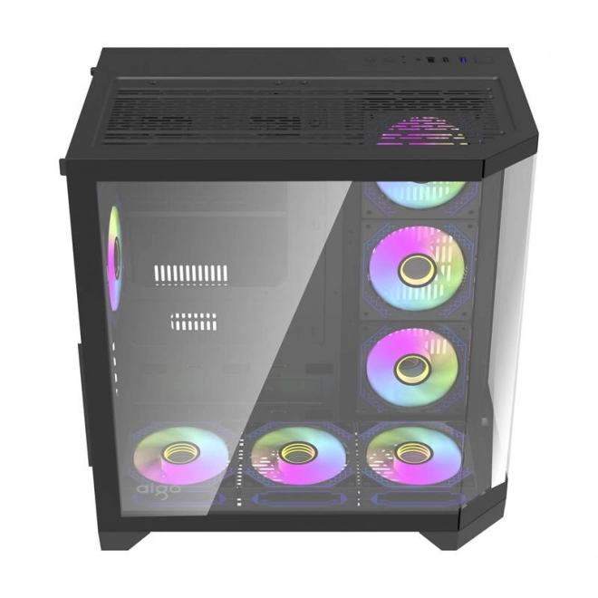 Carcasă PC Darkflash FT418 cu 7 ventilatoare ARGB