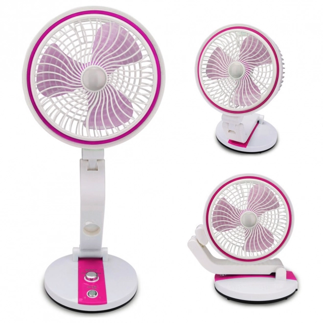 Ventilator portabil pliabil cu lumină LED