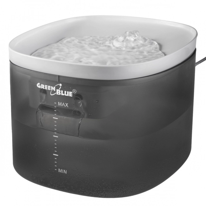 Poideț automat pentru animale GreenBlue 3L, USB, gri