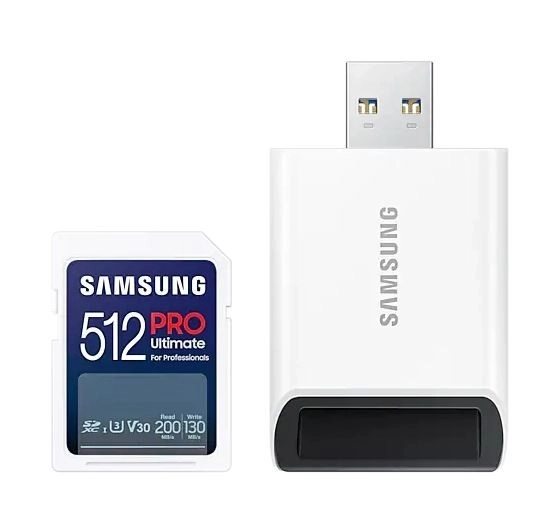 Card de memorie SD Samsung Pro Ultimate 512GB cu cititor