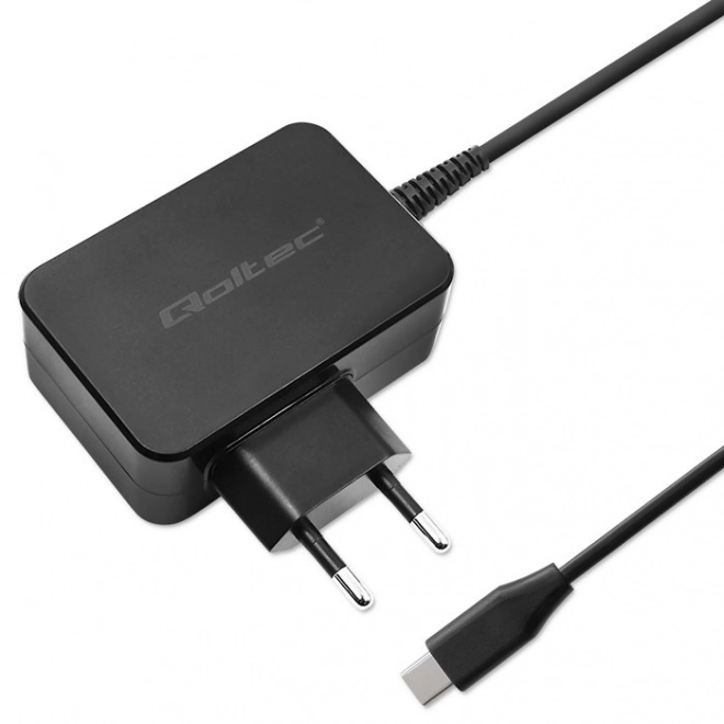 Încărcător GaN Negru Qoltec 65W USB-C