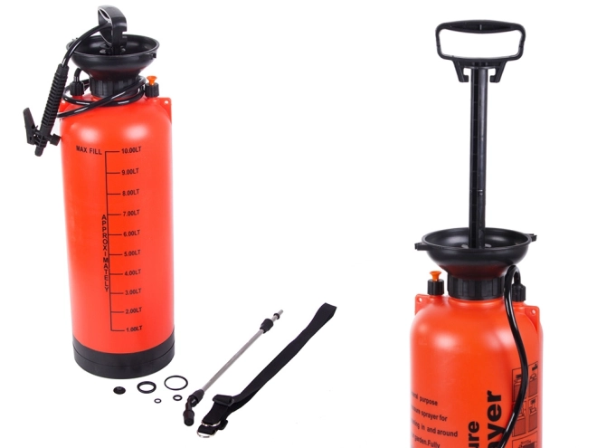 Pulverizator manual cu presiune, cu lancie lungă 10l