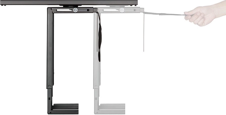 Acces facil datorită glisării