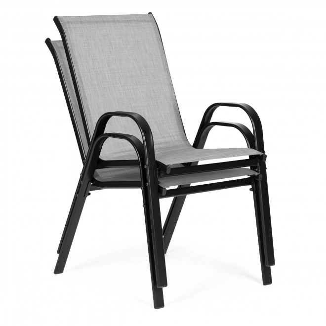 Set de scaune de grădină gri deschis MultiGarden