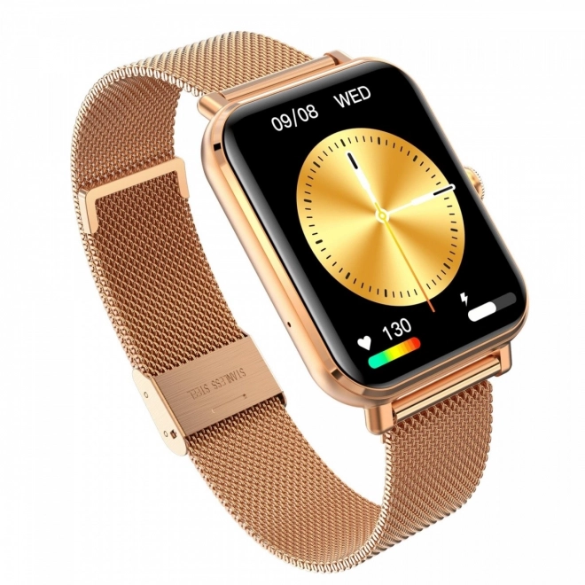 Smartwatch GRC Clasic Auriu Oțel