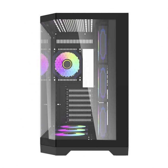 Carcasă PC Darkflash FT418 cu 7 ventilatoare ARGB