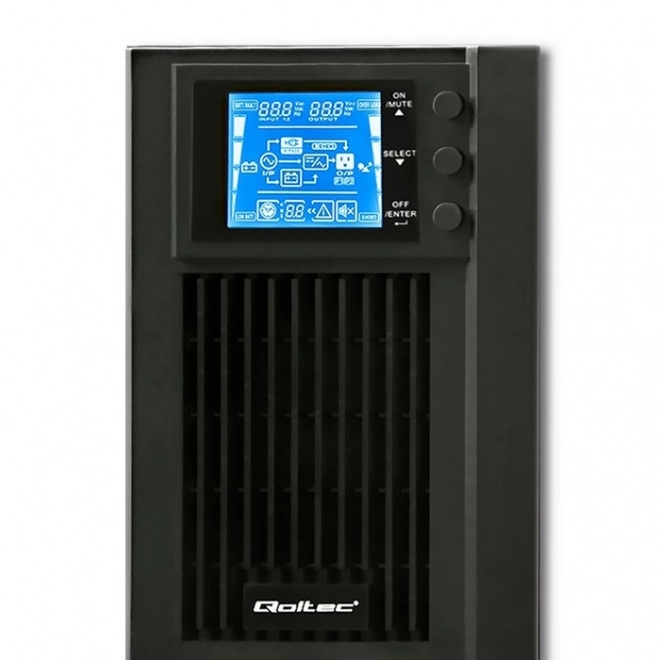 Zasilator UPS pur ondă sinusoida curată 1KVA 800W cu ecran LCD și USB