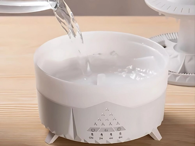 Difuzor de aromă UFO cu umidificator și lampă LED
