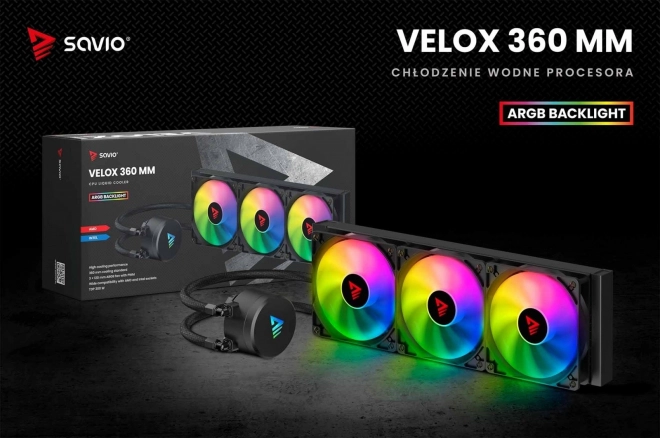 Răcire cu apă CPU ARGB Velox 360mm