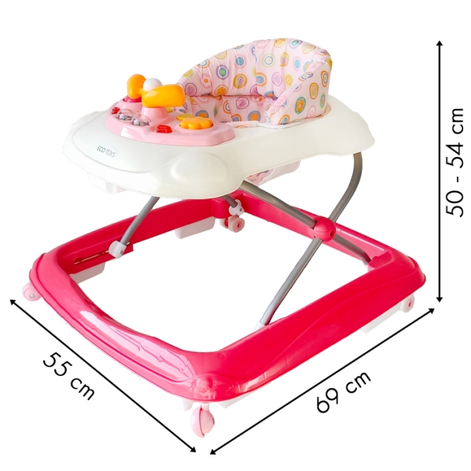 Reglaj pe trei trepte al înălțimii 50–54 cm