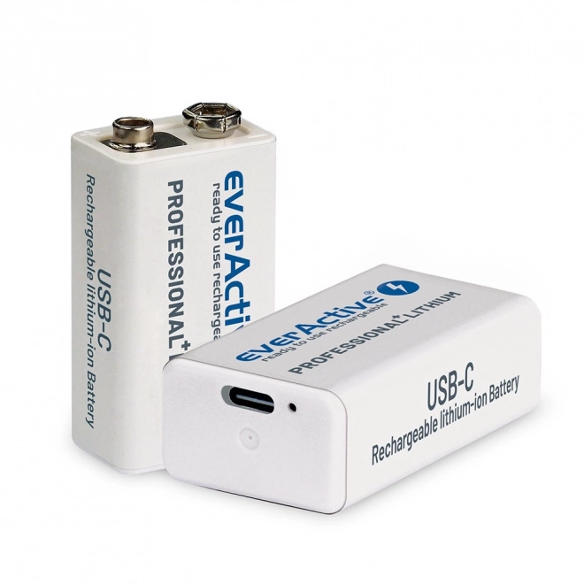 Acumulator Li-ion 9V 550 mAh cu USB-C