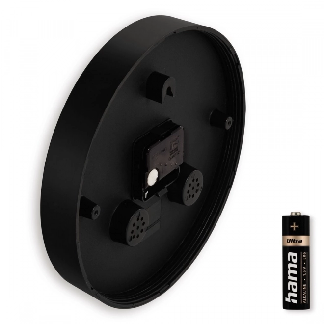 Ceas de perete Capri 25 cm negru