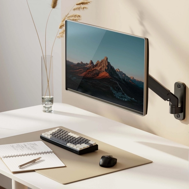Suport de perete pentru monitor 17-27 inch cu arc pe gaz