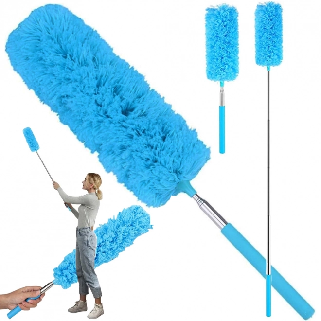Perie pentru praf 88 cm albastră
