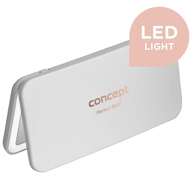 Lustru cosmetic portabil cu LED