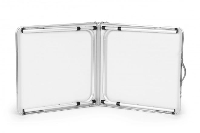 Masa turistică pliabilă pentru camping, blat maro 120 x 60 cm