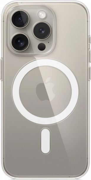 Husă transparentă cu MagSafe pentru iPhone 15 Pro