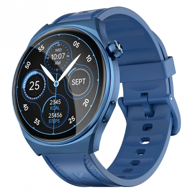 Smartwatch elegant Kumi GW6 albastru