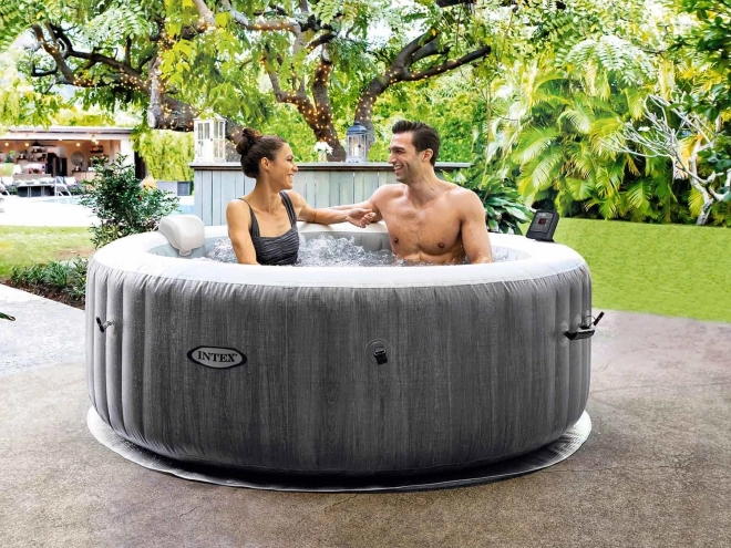 Jacuzzi gonflabilă pentru 4 persoane cu hidromasaj și WiFi
