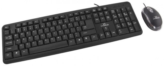 Set tastatură și mouse USB Titanum Salem
