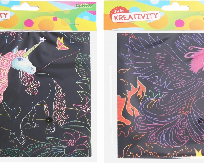 Imagini răzuibile 18 × 14,5 cm – set de 4 foi