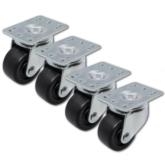 Set de roți fără frână pentru dulapuri RACK