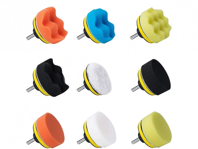 Set de bureți de lustruit pentru bormașină 80 mm