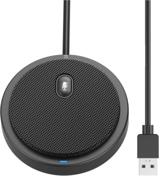 Microfon de conferință surround USB 2.0 cu dezactivare sunet