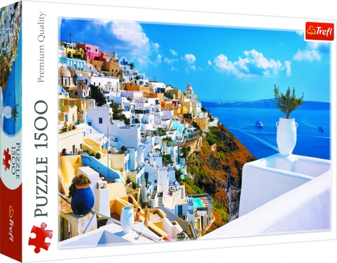 Puzzle Santorini Grecia 1500 Piese