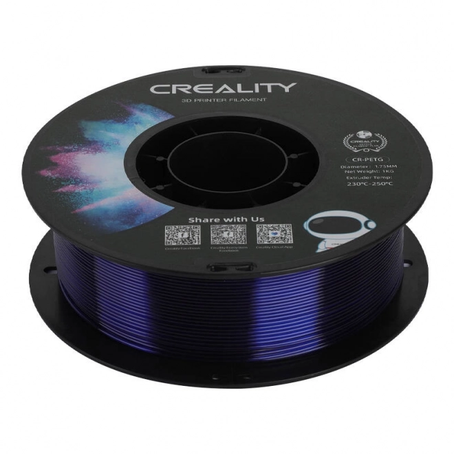 Filament Creality CR-PETG transparent albastru
