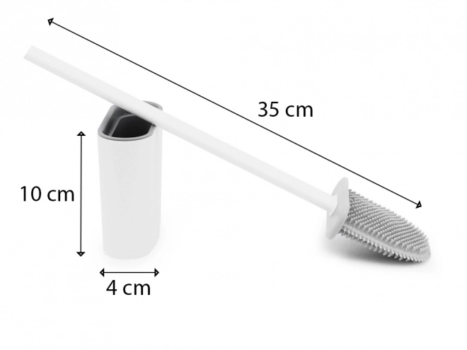 Perie de toaletă din silicon pentru baie
