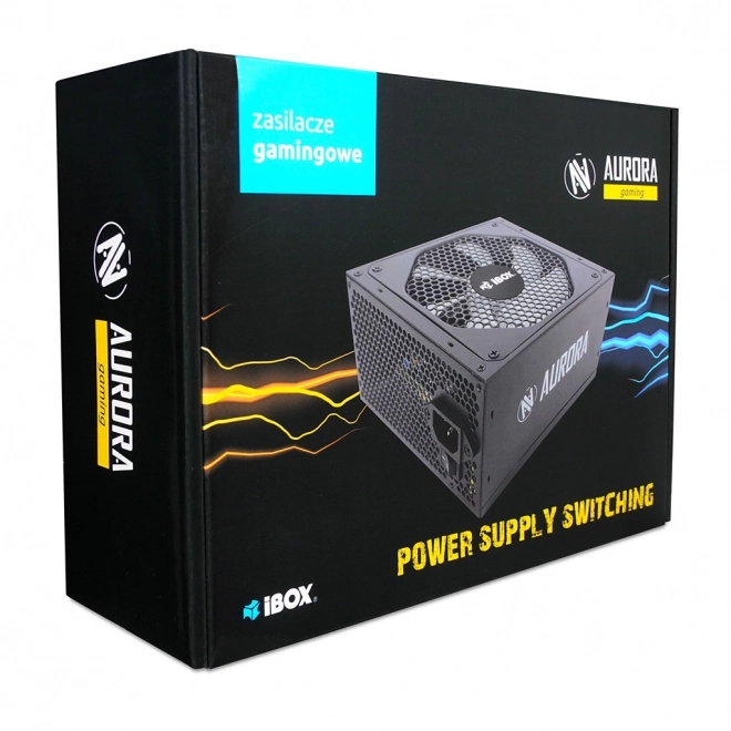 Sursă de alimentare pentru jocuri Aurora 500W cu ventilator de 14cm