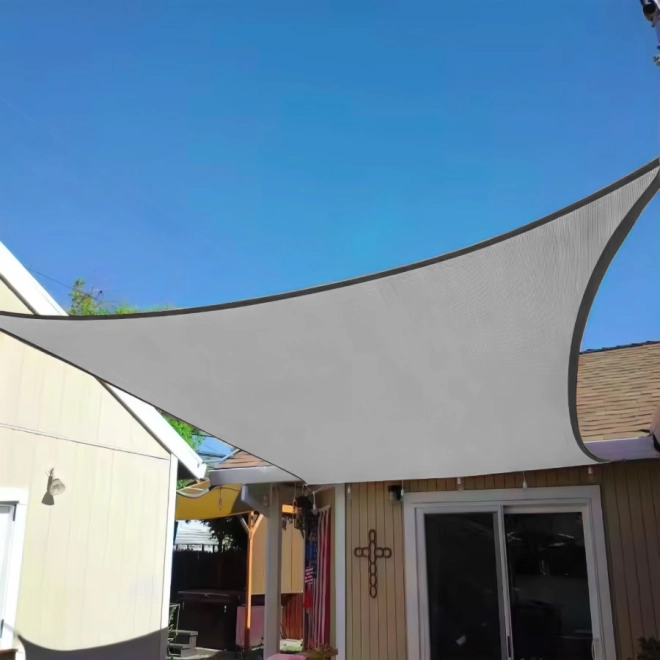 Umbrelă pătrată bej naviga cu baldachin impermeabil ModernHome – 3 x 3 m