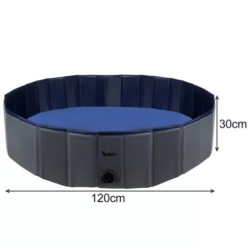 Piscină pliabilă pentru câini 120x30 Purlov