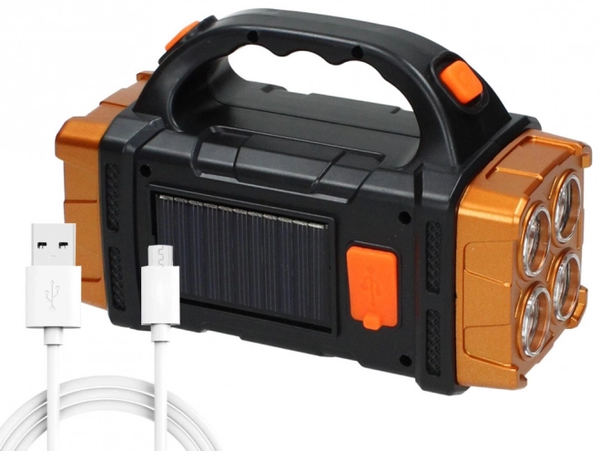 Lampa solară portabilă cu LED și încărcător