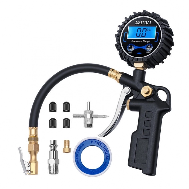 Compresor digital pentru umflare pneuri cu manometru AstroAI 250 PSI