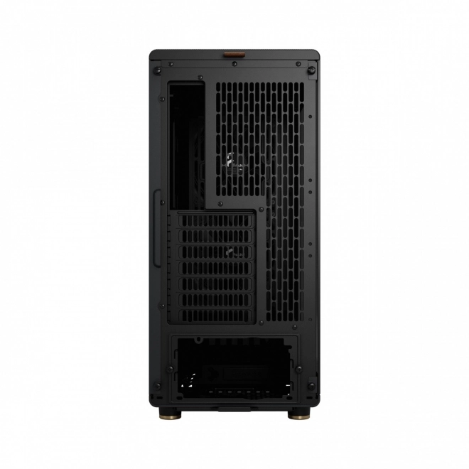 Carcasă Fractal Design North neagră cu elemente din lemn