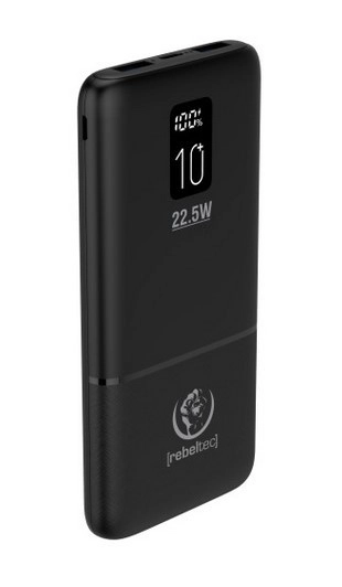 Rebeltec Powerbank cu ecran LCD de 10000mAh