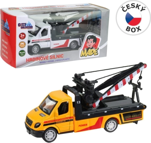 Mașină de tractare City Collection cu mecanism cu arc 10,5 cm