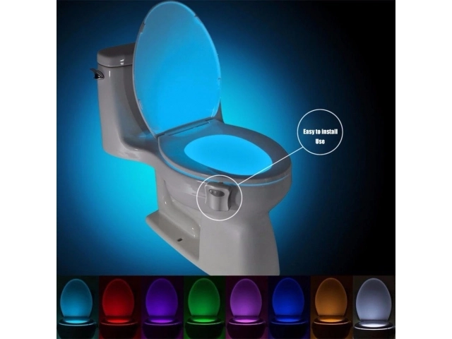 Lampă LED cu senzor de mișcare pentru toaletă
