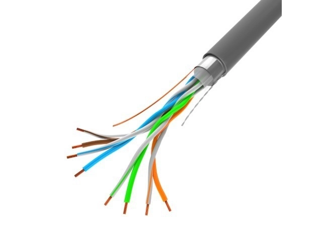 Cablu LAN FTP 100m gri