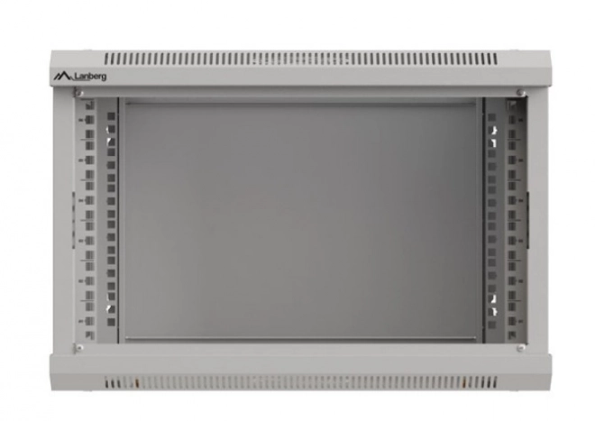 Dulap rack de instalare Lanberg 6U 540x350 gri cu uși de sticlă