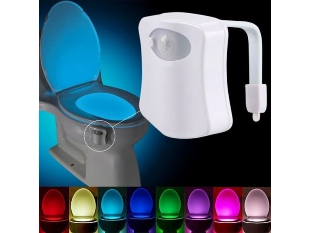 Lampă LED cu senzor de mișcare pentru toaletă
