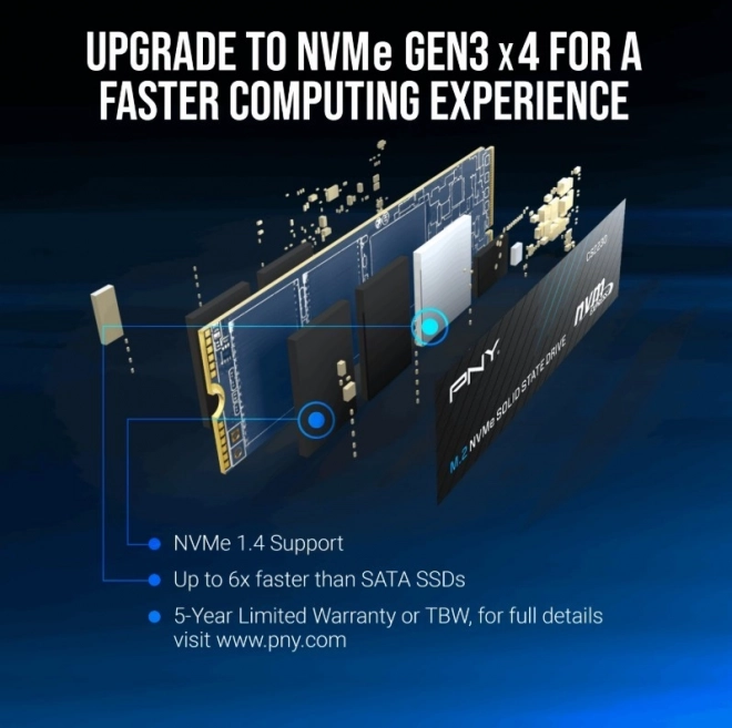 Ssd 2tb M.2 Pny Cs2230