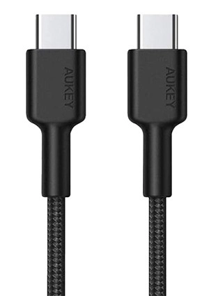 Cablu USB C - USB C din nylon 0,9m 60W PD