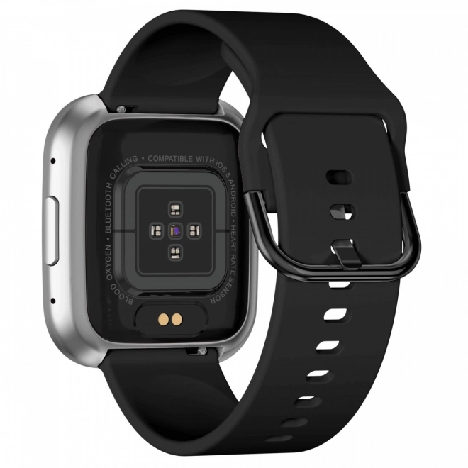 Smartwatch Garett GRC Style argintiu-negru