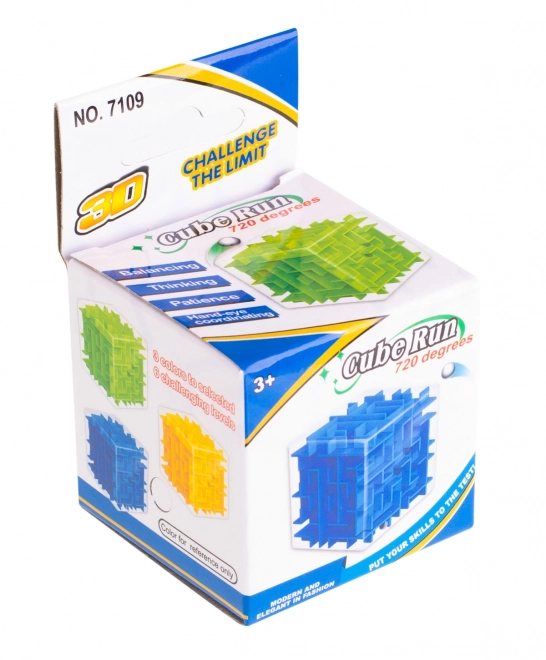 Cub 3D puzzle labirint joc de dexteritate