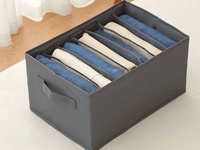 Organizator dulap haine gri