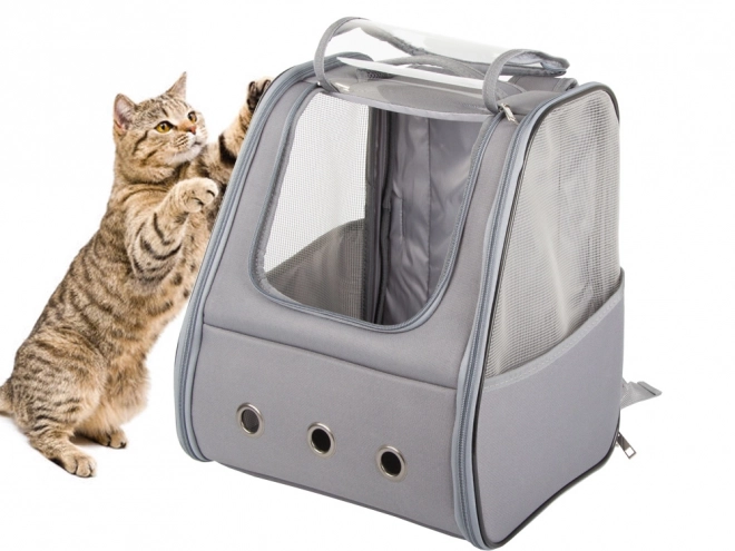 Rucsac pentru animale de companie cu ventilație și fereastră